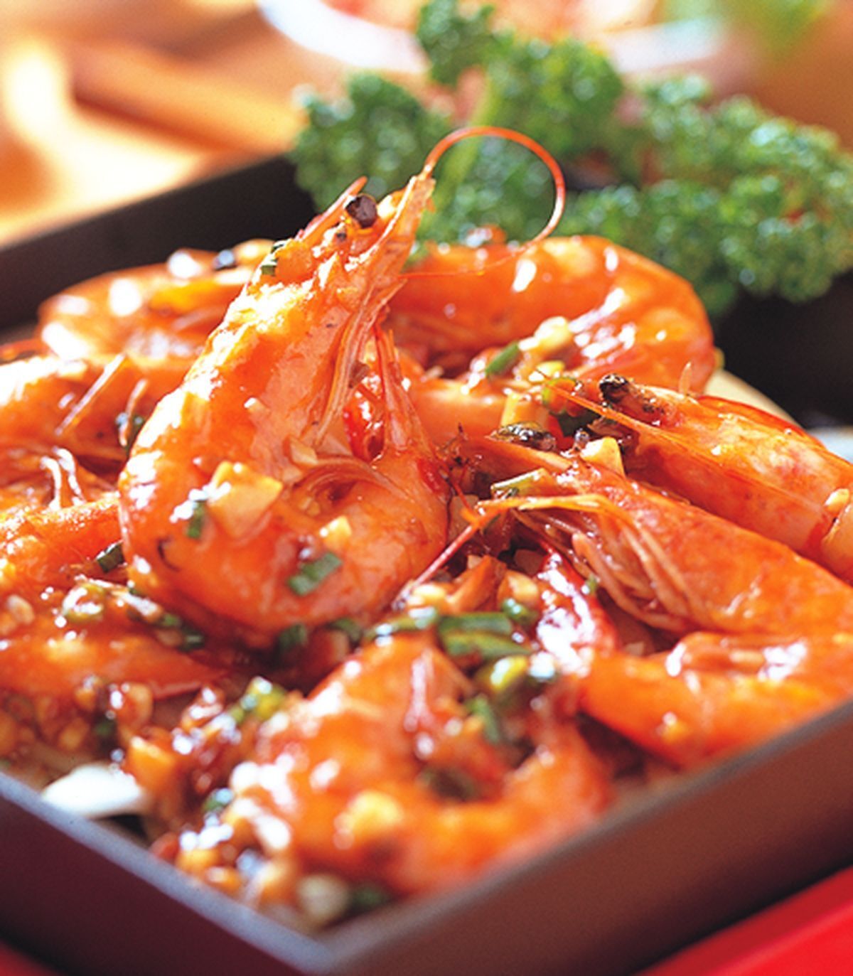 40. Gambas Tigres na chapa quente